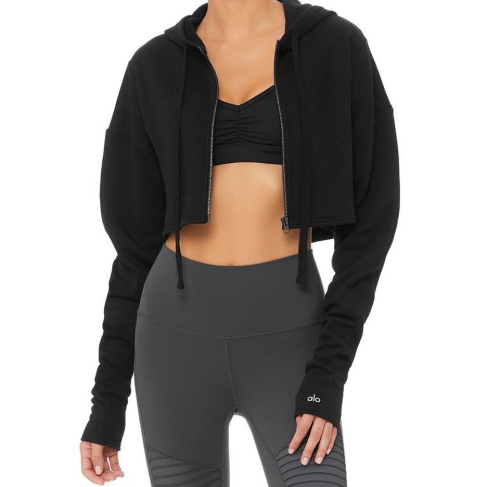 Alo yoga cropped hoodie